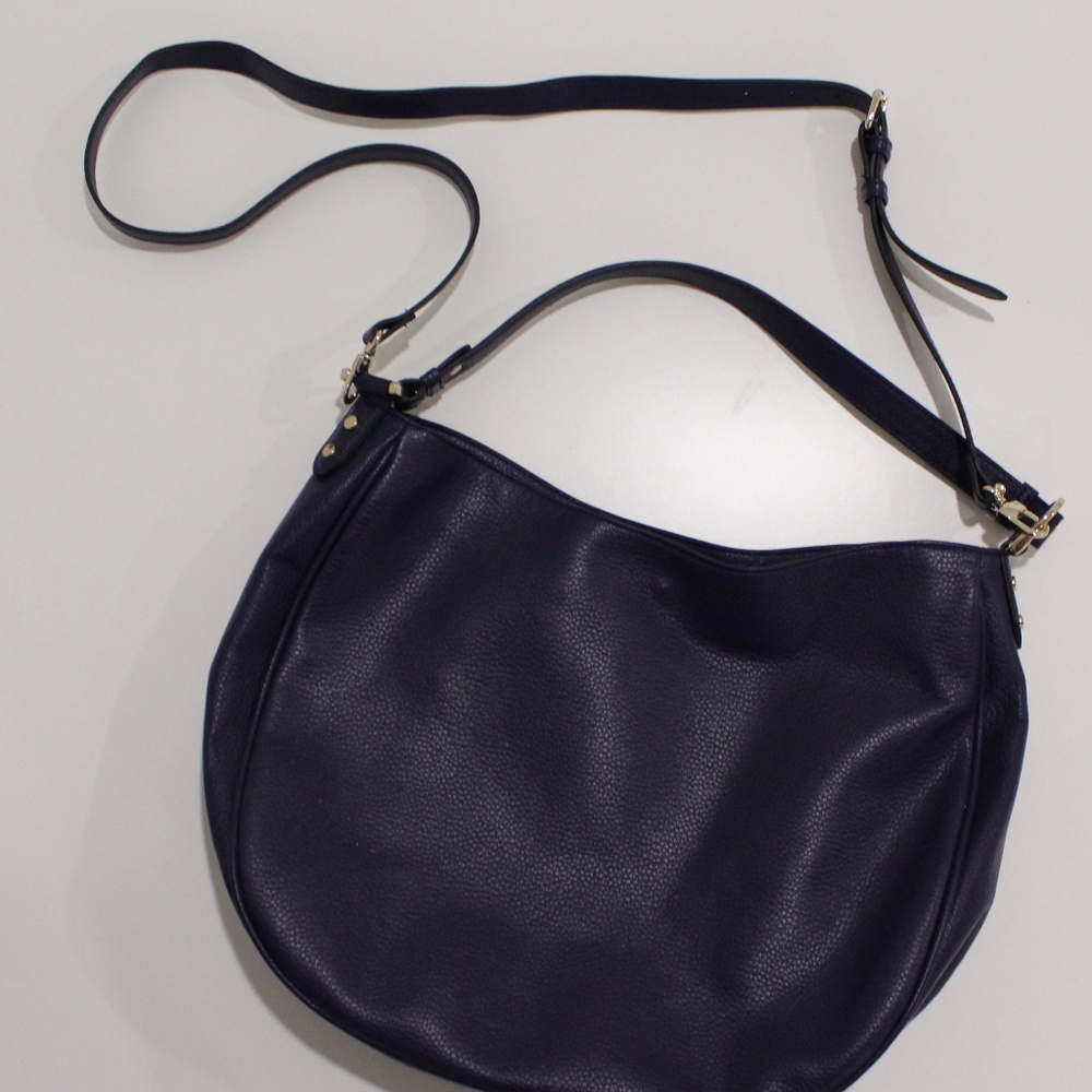 Navy Bag Purse with Removable & Adjustable Strap